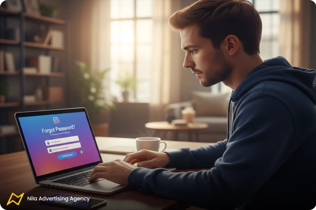 تغییر رمز عبور اینستا