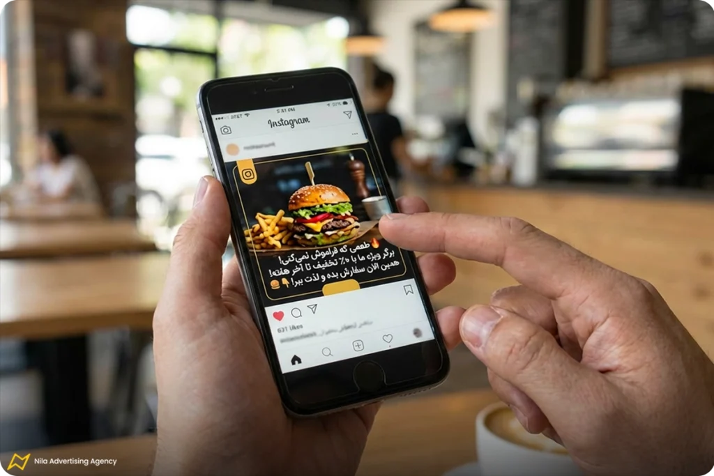 متن تبلیغاتی رستوران برای اینستاگرام 