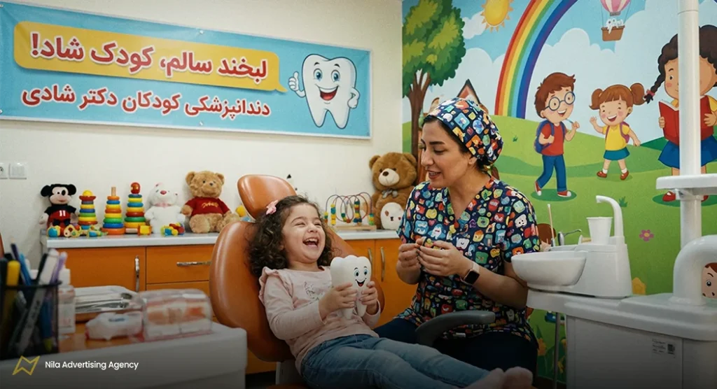 متن تبلیغات دندانپزشکی برای جذب مراجعه کننده کودک