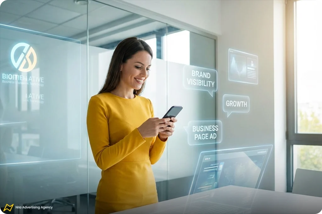 متن تبلیغ پیج کاری برای فروش مستقیم