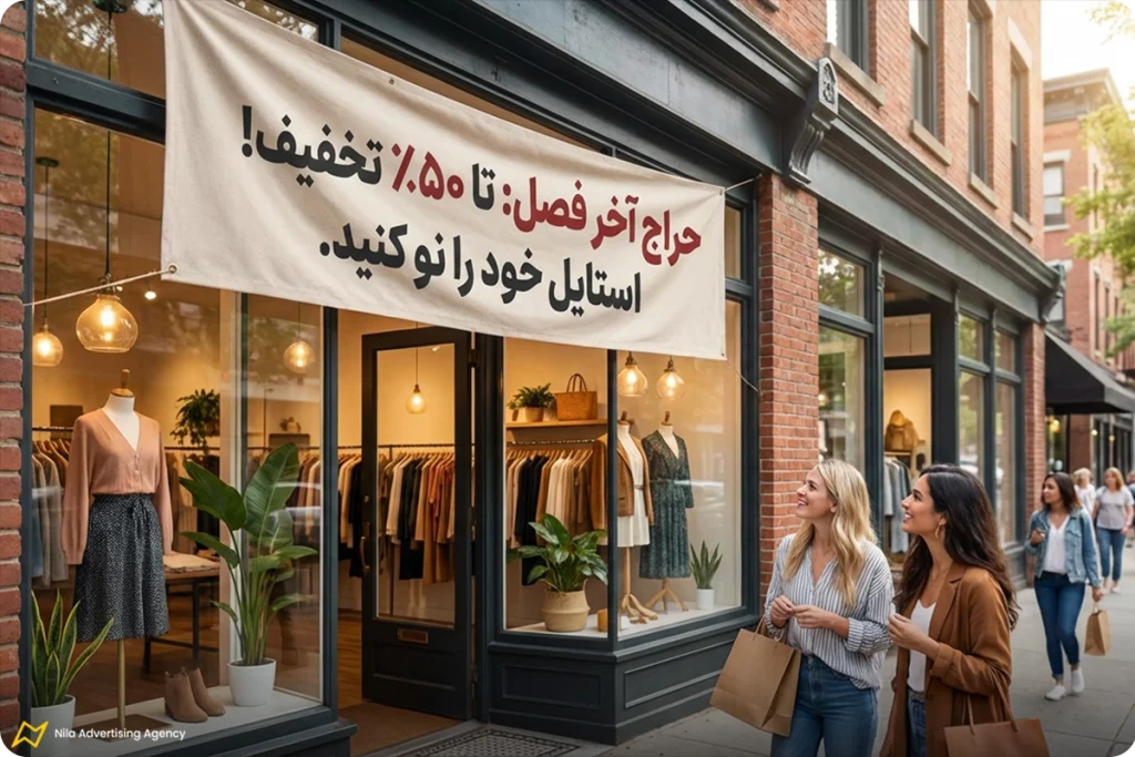 متن تبلیغاتی برای جذب مشتری بوتیک