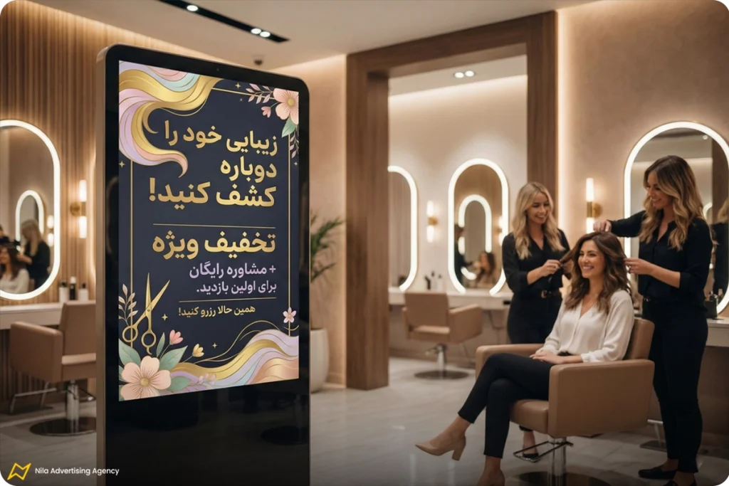 متن تبلیغاتی برای جذب مشتری آرایشگاه