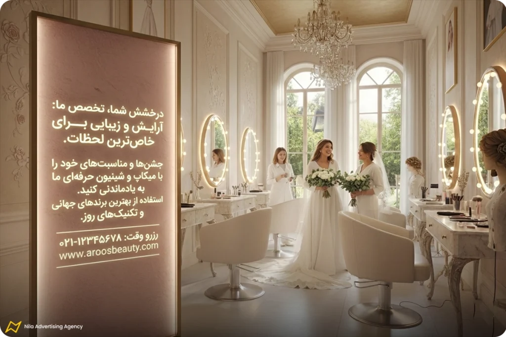 متن زیبا برای تبلیغات آرایشگاه زنانه | 100 نمونه متن تبلیغاتی + نکات مهم 6 متن تبلیغاتی آرایشگاه زنانه برای جشن ها و مناسبت ها