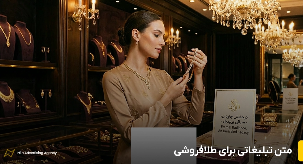 متن تبلیغاتی برای طلا فروشی