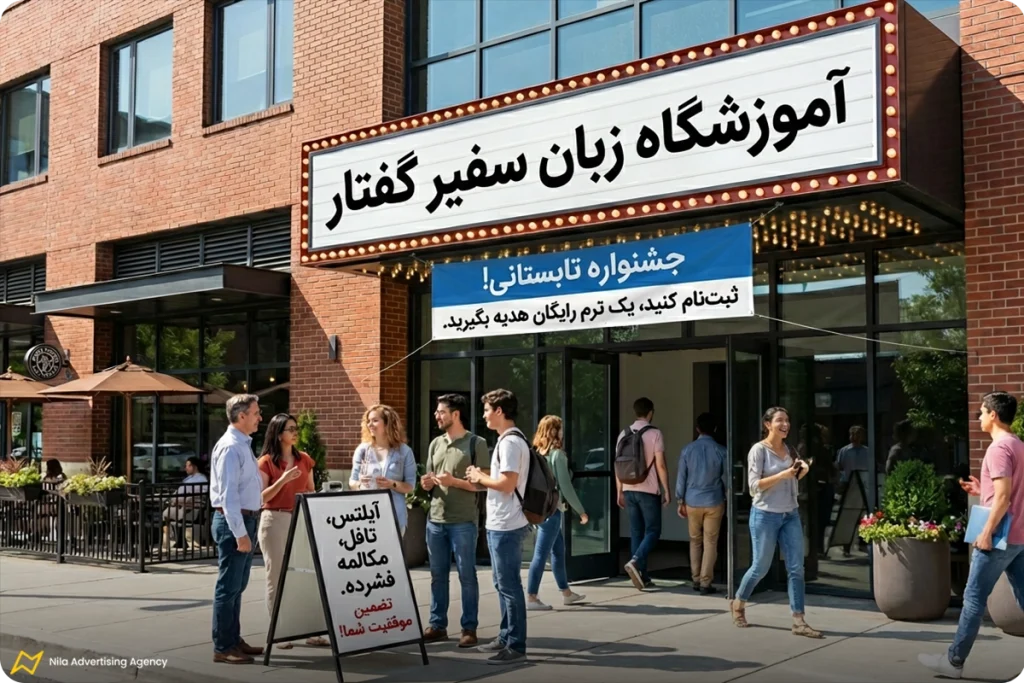 متن تبلیغاتی برای جذب مشتری کلاس زبان