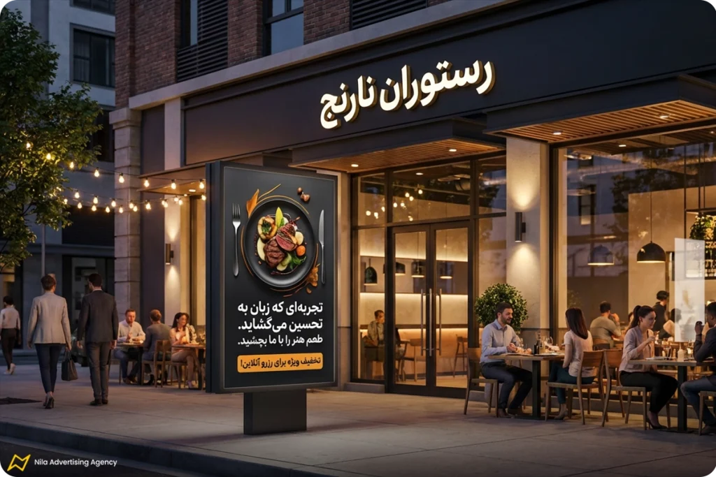 متن تبلیغاتی برای جذب مشتری رستوران