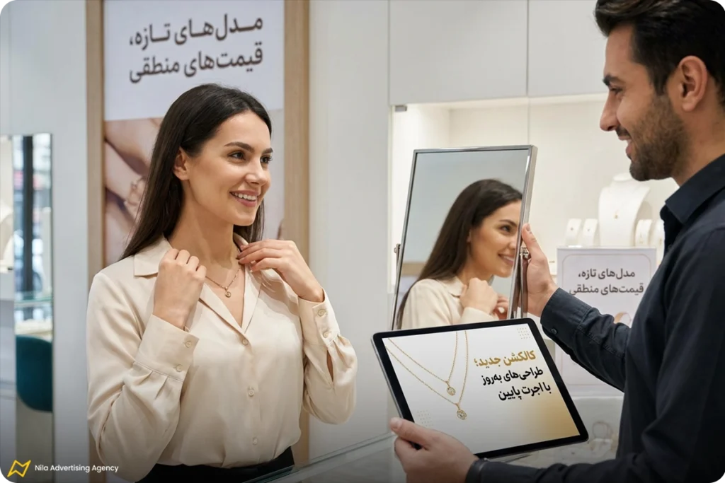 متن تبلیغاتی طلافروشی برای معرفی کالکشن جدید