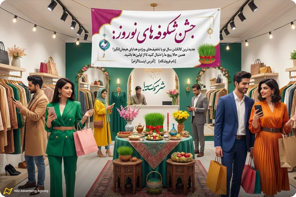 متن تبلیغ پیج کاری برای رویدادها