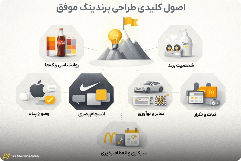 اصول کلیدی طراحی برندینگ موفق