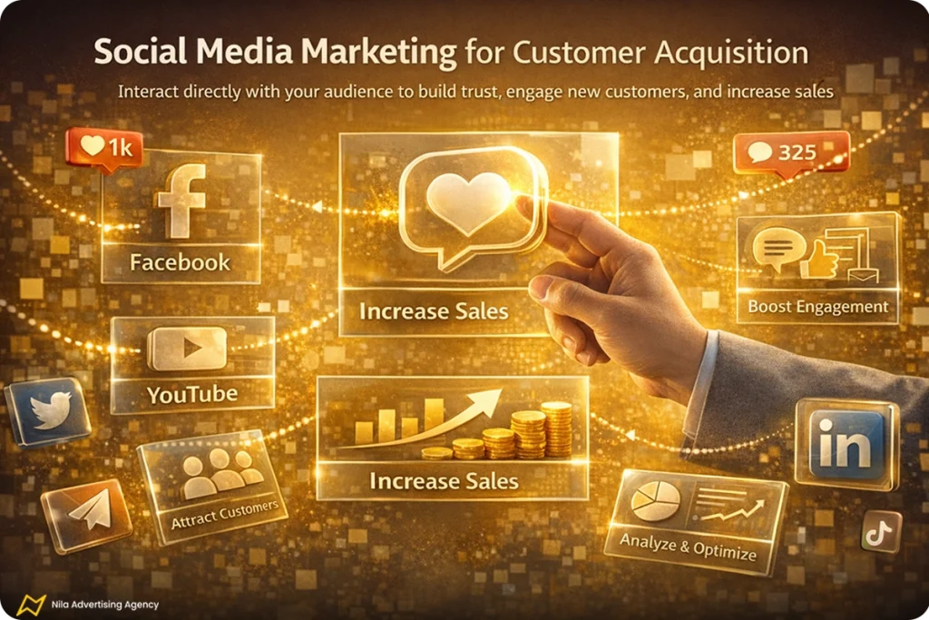 روش های جذب مشتری برای فروش بیشتر + 10 استراتژیهای تستشده 5 بازاریابی شبکههای اجتماعی برای جذب مشتری