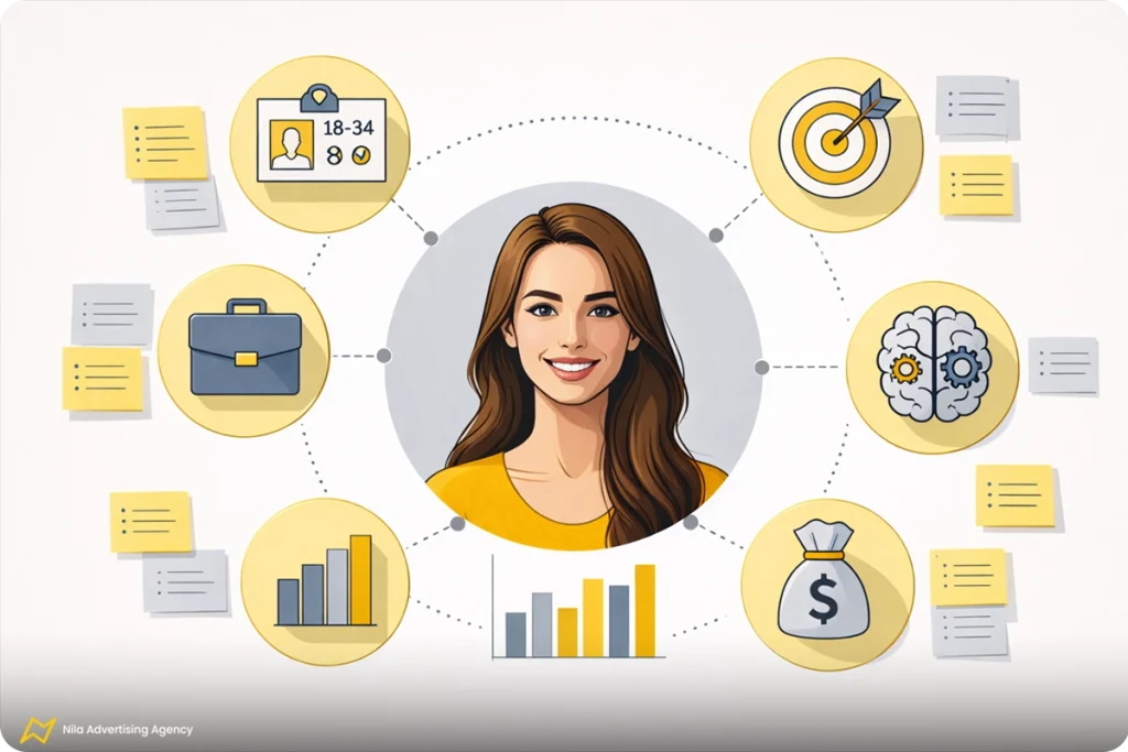 پرسونای مخاطب چیست؟ راهنمای 0 تا 100 طراحی پرسونا + انواع 2 نمونه پرسونای مخاطب